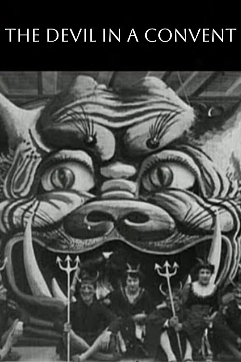 The Devil in a Convent (1899) - film poster, directed by Georges Méliès