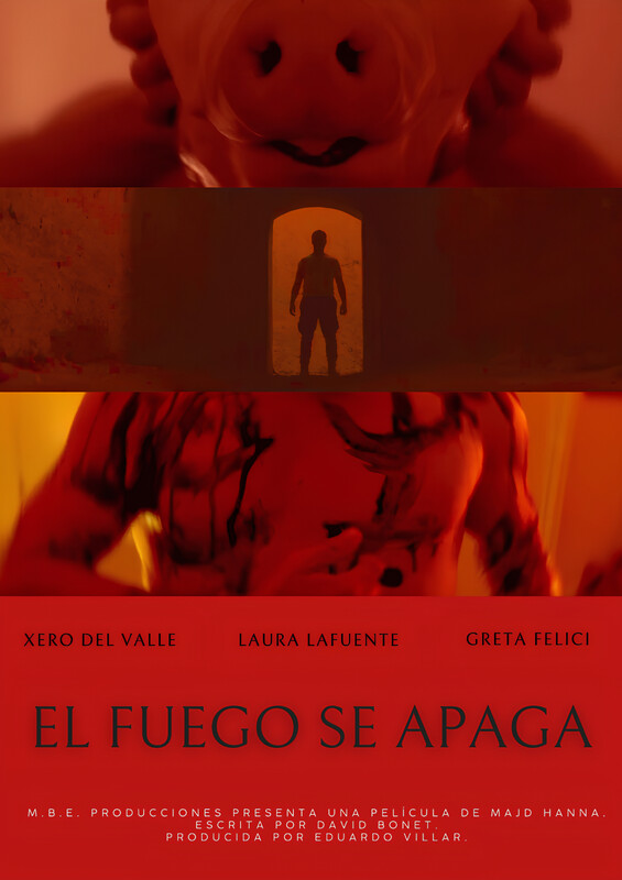 The fire fades (2024) - film poster, directed by Majd Hanna
