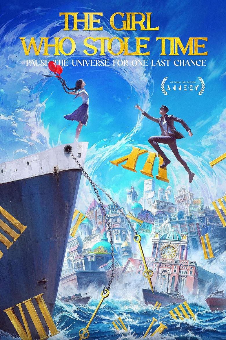 The Girl Who Stole Time (2025) — film poster, directed by Yu Ao