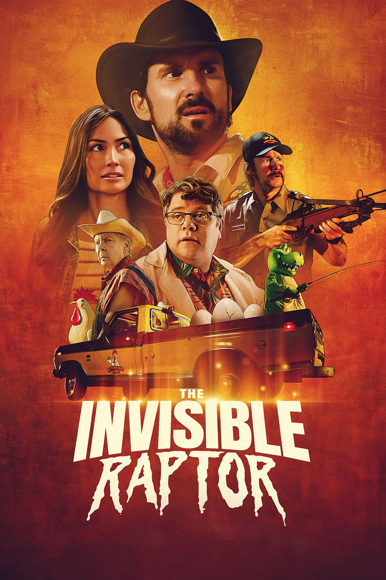 The Invisible Raptor (2024) — film poster, directed by Mike Hermosa
