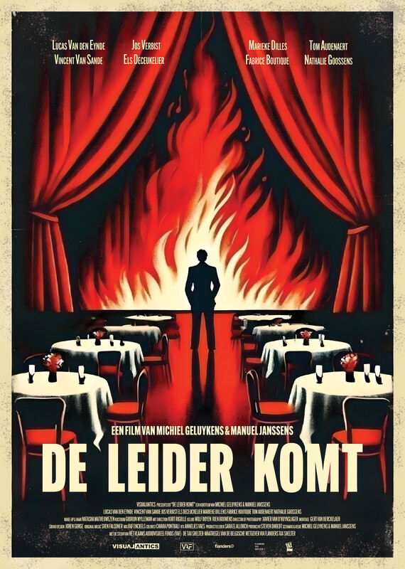 The Leader Will Come (2024) - film poster, directed by Michiel Geluykens