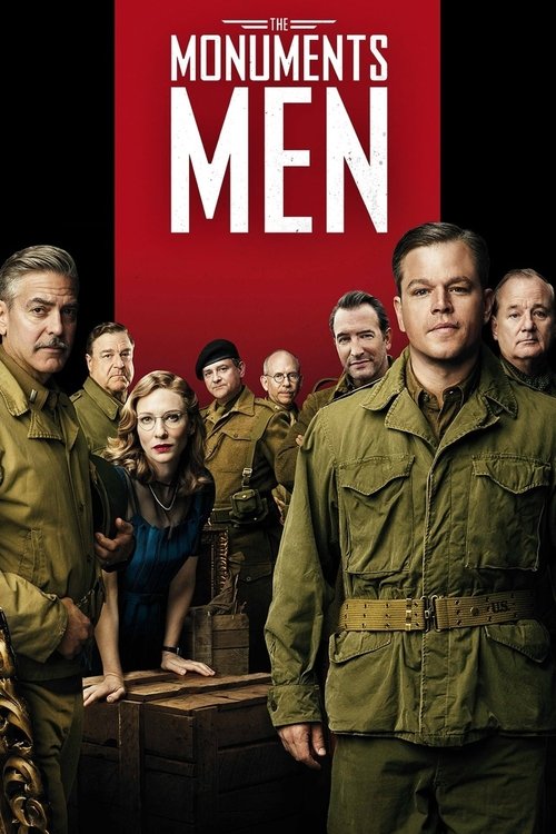 The Monuments Men (2014) - film poster, directed by George Clooney