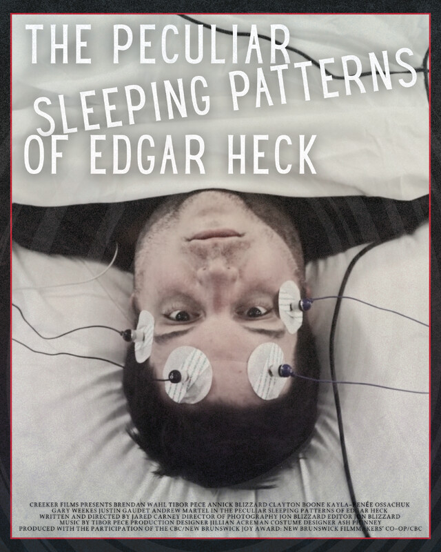 The Peculiar Sleeping Patterns of Edgar Heck (2025) - film poster, directed by Jared Carney