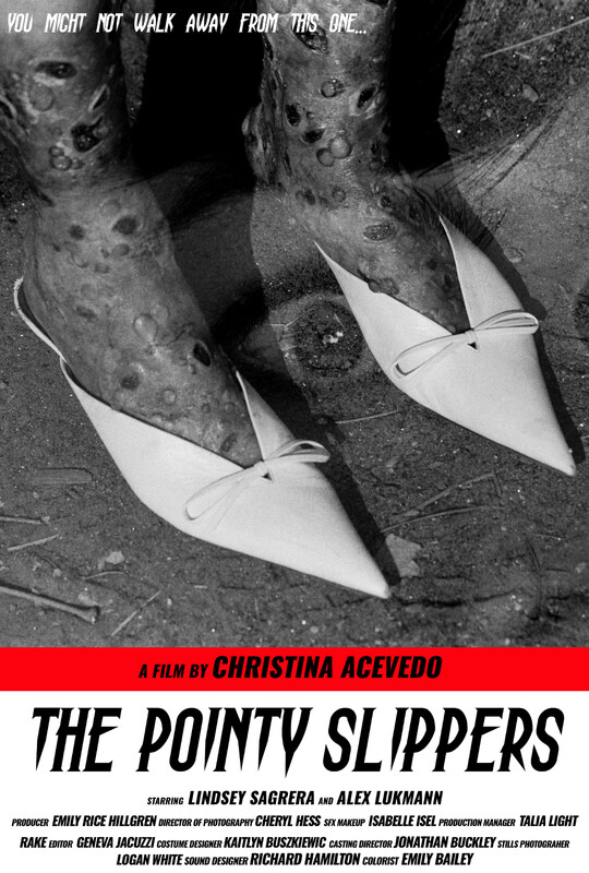 The Pointy Slippers (2023) - film poster, directed by Christina Acevedo