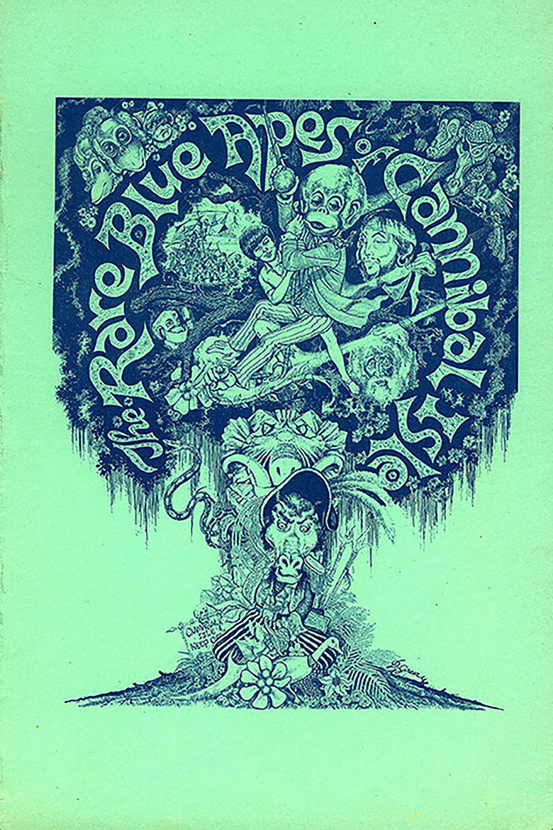 The Rare Blue Apes of Cannibal Isle (1974) — film poster, directed by Donn Greer