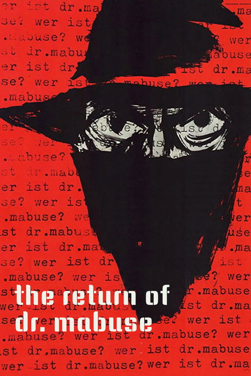 The Return of Dr. Mabuse (1961) - film poster