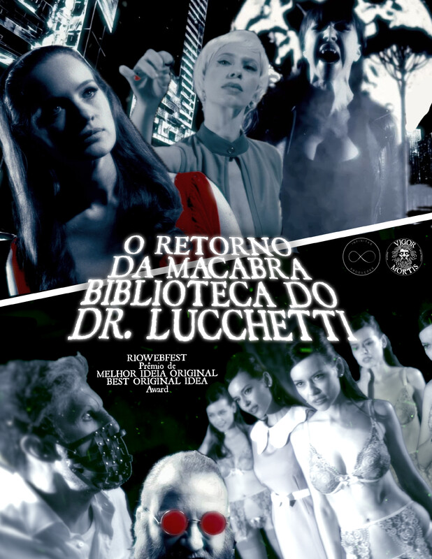 The Return of Lucchetti's Macabre Library (2025) - film poster, directed by Paulo Biscaia Filho
