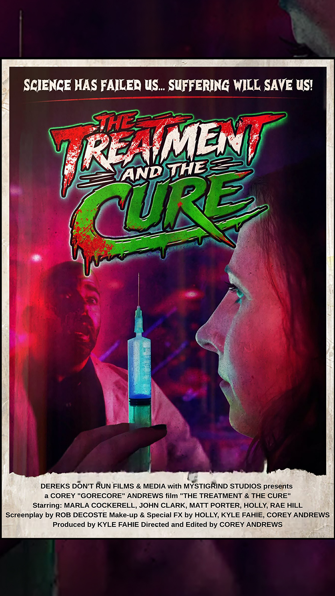 The Treatment and The Cure (2025) - film poster, directed by Corey Andrews