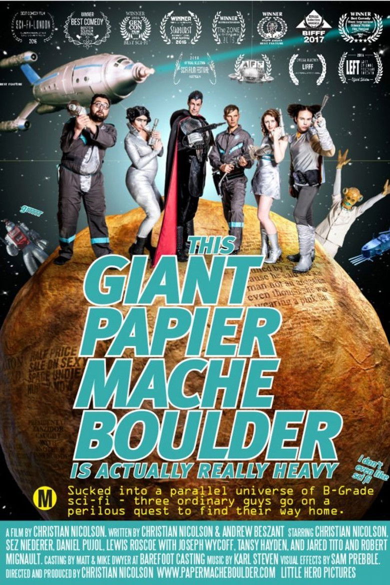 This Giant Papier-Mâché Boulder Is Actually Really Heavy (2016) — film poster, directed by Christian Nicolson