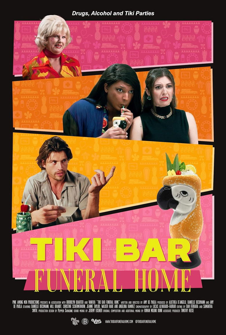 Tiki Bar Funeral Home (2023) - film poster, directed by Amy DePaola