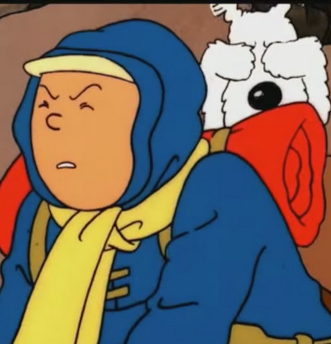 Tintin au bidet
