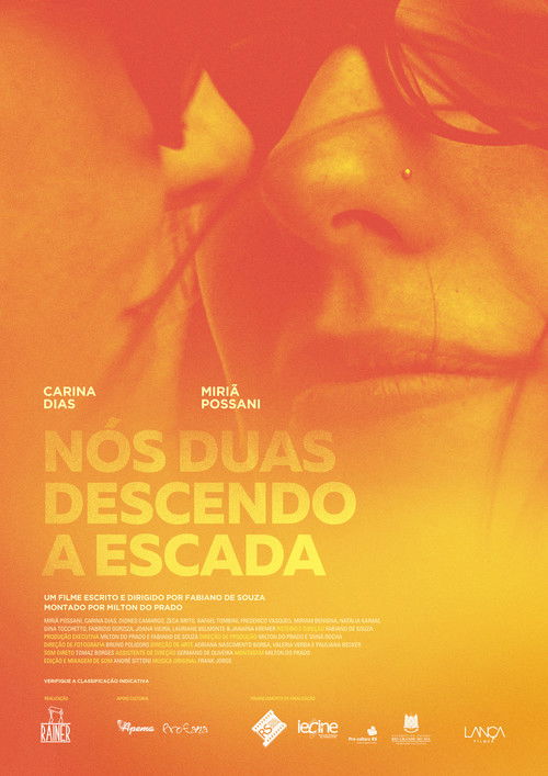 Two Girls Descending the Stairs (2016) - film poster, directed by Fabiano de Souza