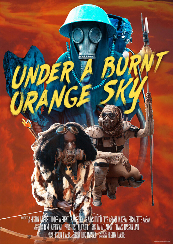 Under a Burnt Orange Sky (2023) - film poster, directed by Heston L'Abbé