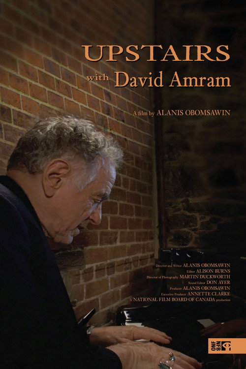 Upstairs With David Amram (2022) — film poster, directed by Alanis Obomsawin