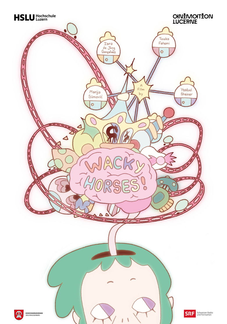 Wacky Horses! (2025) — film poster, directed by Touka Fatemi