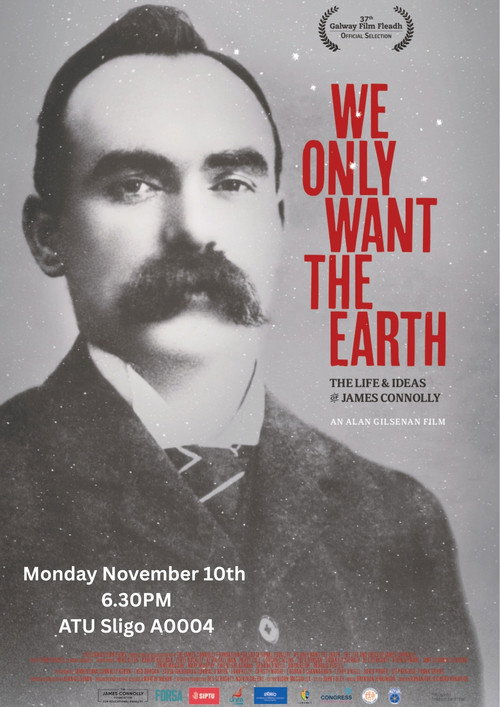 We Only Want the Earth (2026) - film poster, directed by Alan Gilsenan