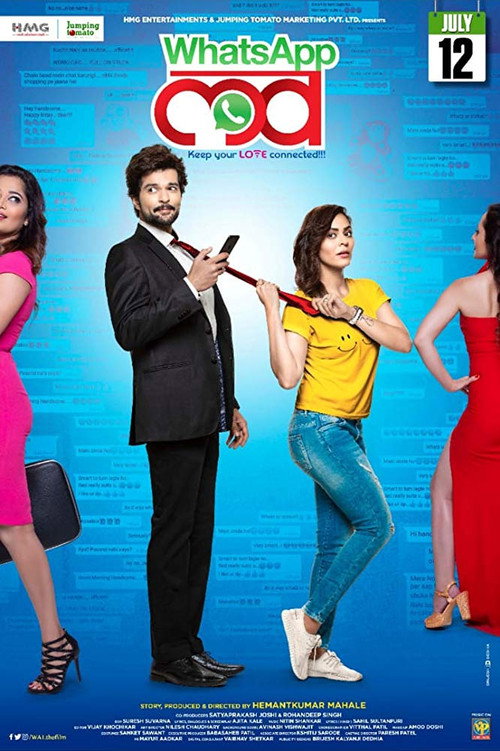 WhatsApp Love (2019) - film poster, directed by Hemantkumar Mahale