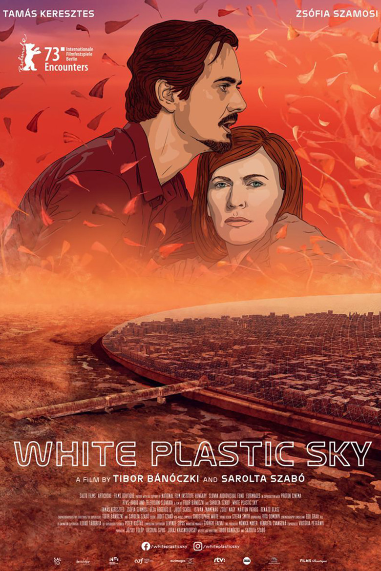 White Plastic Sky (2023) - film poster, directed by Sarolta Szabó