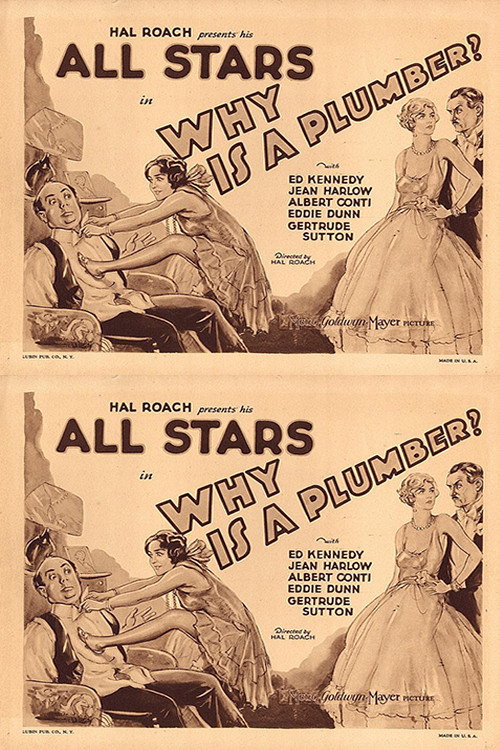 Why Is a Plumber? (1929) - film poster, directed by Leo McCarey