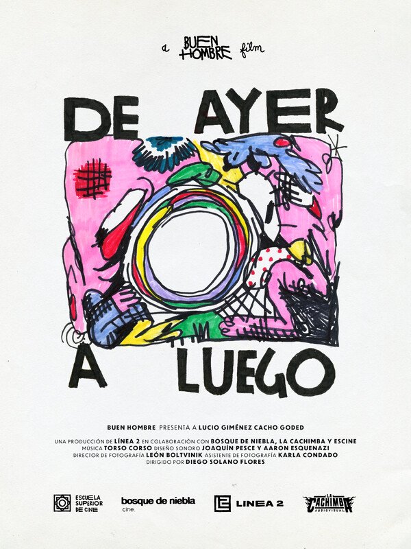 Yesterday is later (2025) - film poster, directed by Diego Solano Flores