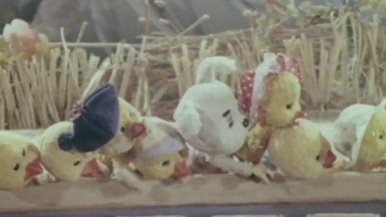 A Puppy and Seven Goslings