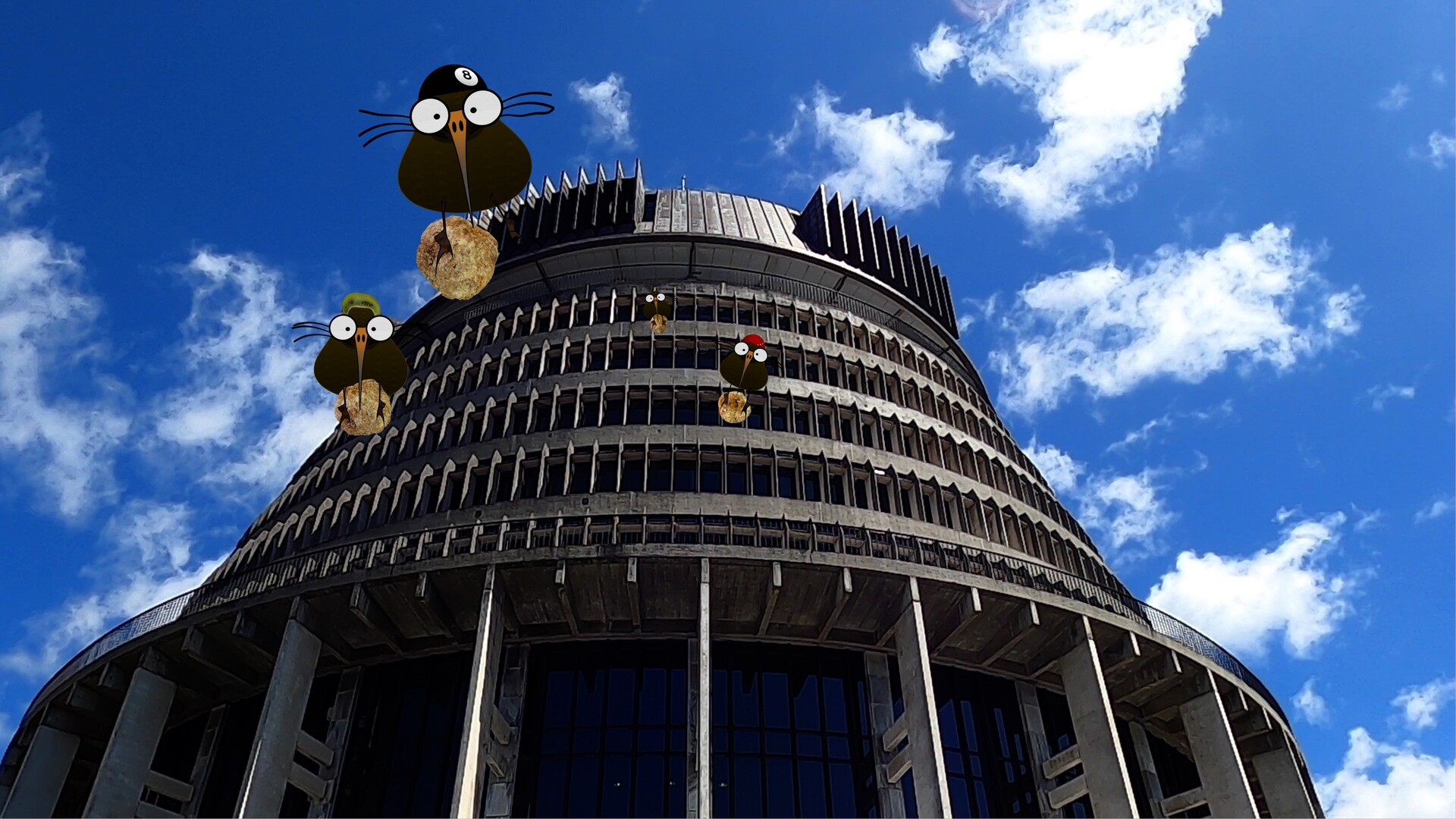 The Apteryx Clan and the great falafel ball heist