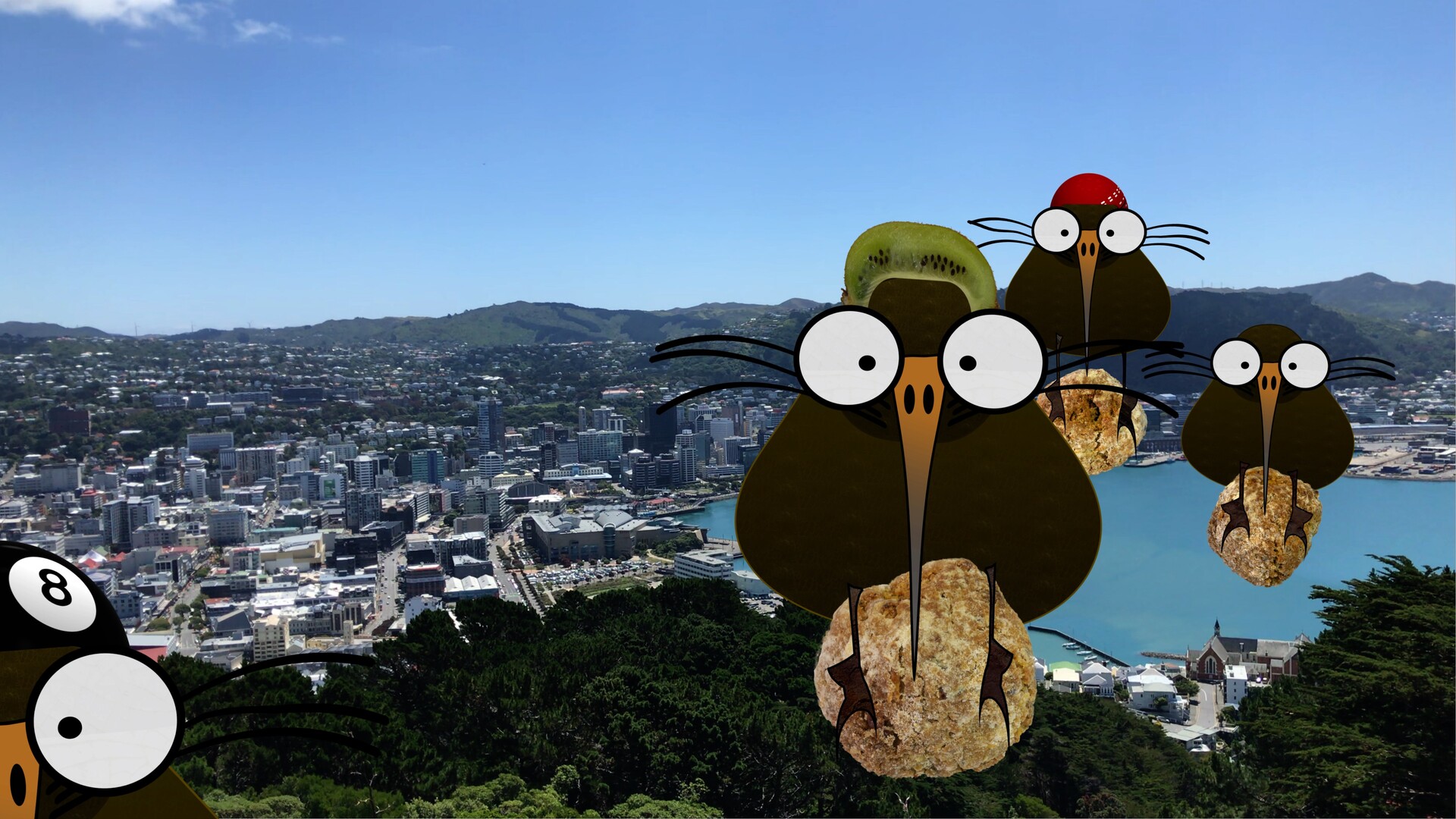 The Apteryx Clan and the great falafel ball heist