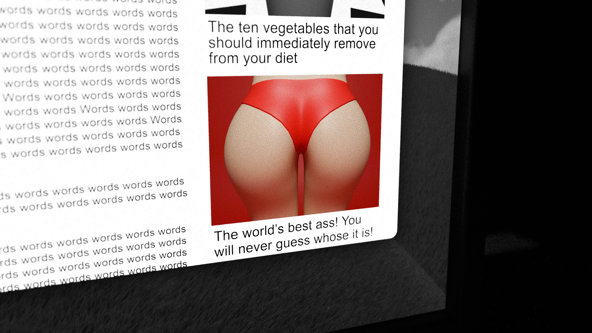 The Joke's Butt