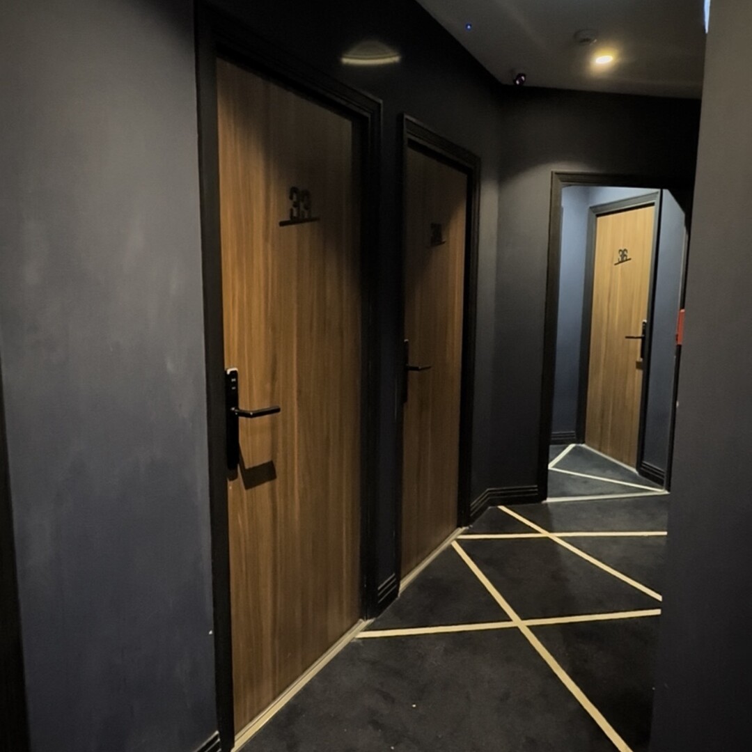 BEHIND THE DOOR