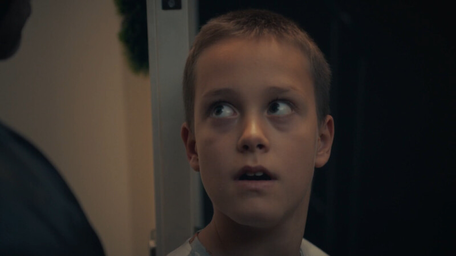 A Boy Opens the Door