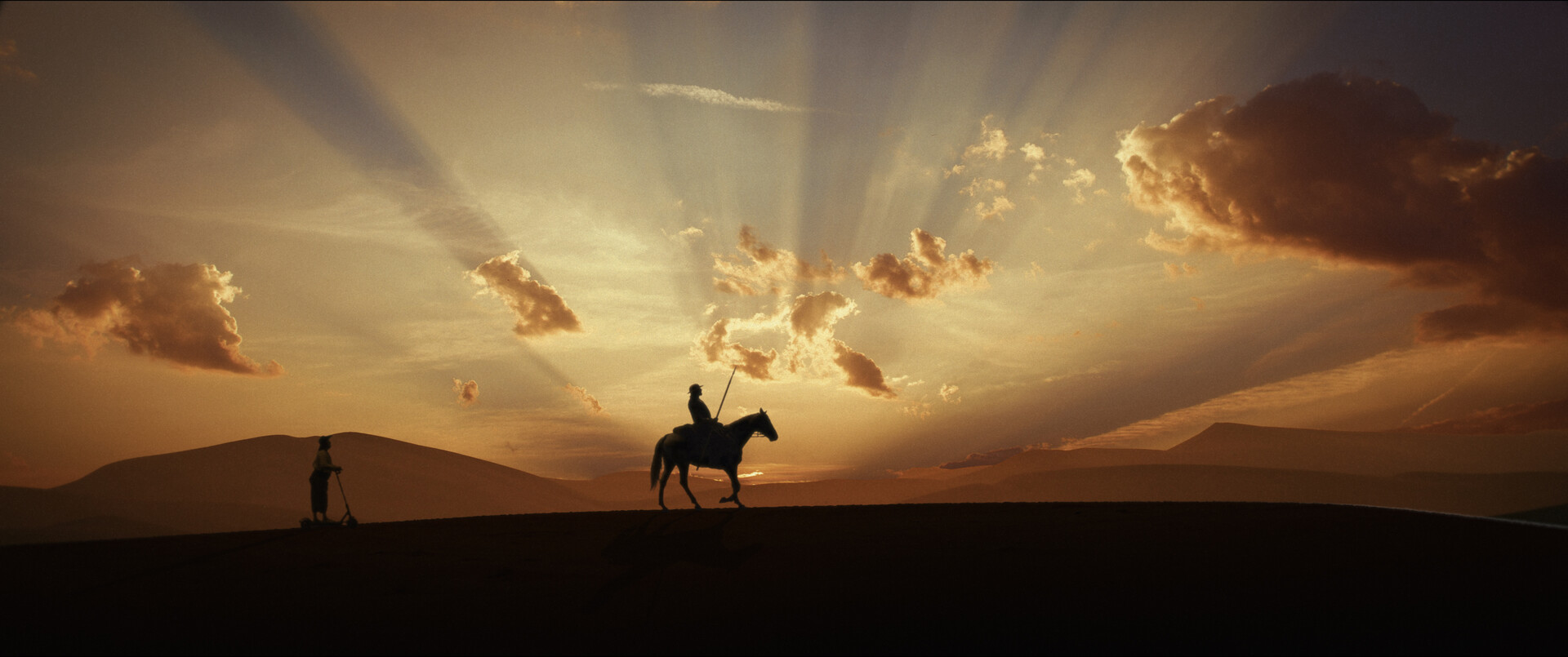 Don Quixote against the evil forces of hell